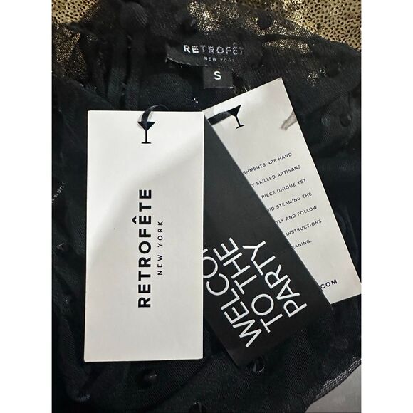 RETROFETE Lilith Mesh Top Small $348 - Picture 9 of 9